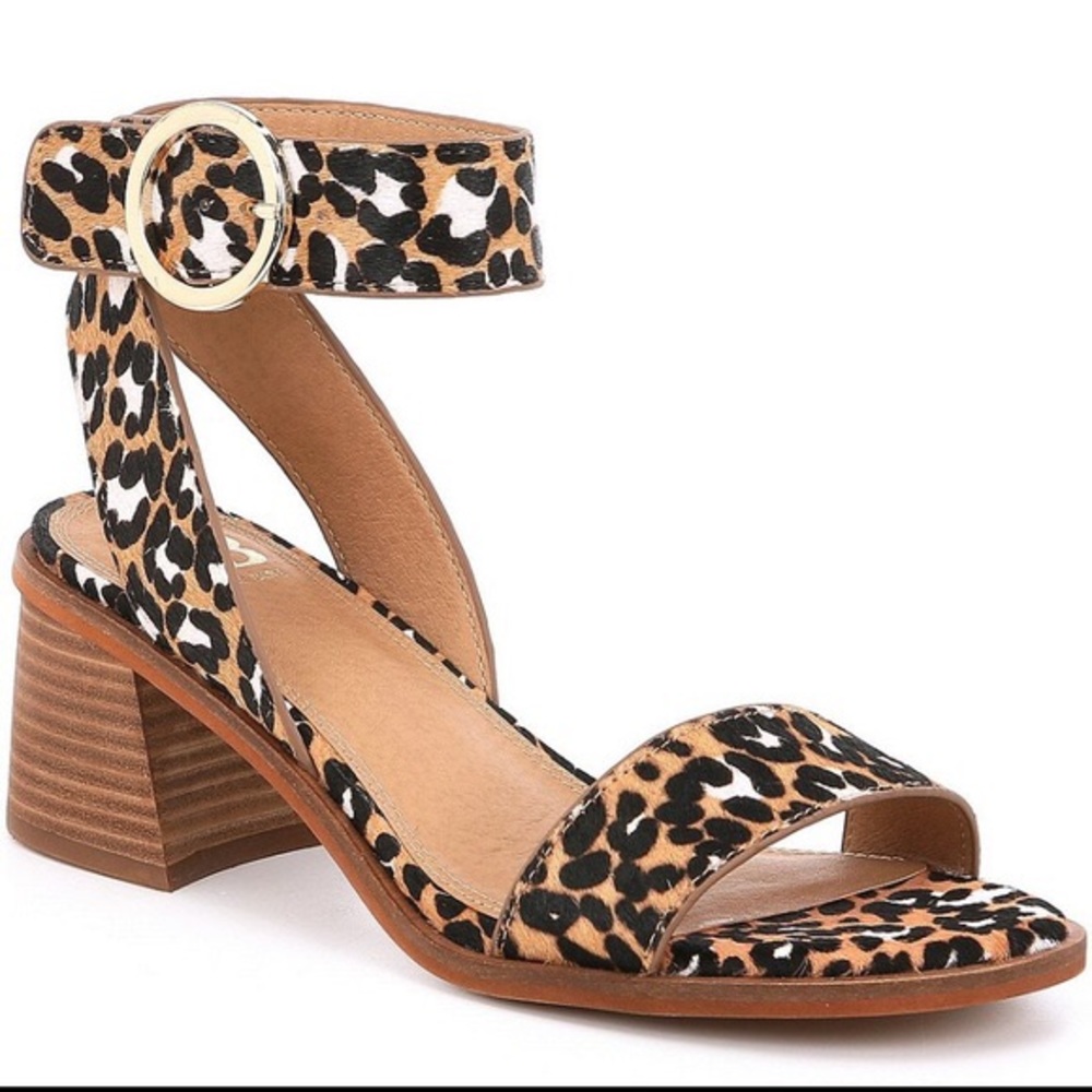 GIANNI BINI • Rendez-Vou Leopard Calf Hair Heels